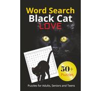 Black Cat Love Word Search: Word Search Puzzles with easy to read print about Black Cats, Egyptian revered Cats, Mystical and more. |6x9 inches, 110 ... Great for relaxation, vacation, and gifts.