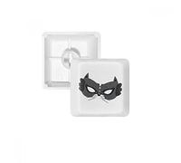 Black Cat Mask Happy Carnaval of Venice PBT Keycaps pour Clavier mécanique Blanc OEM sans marquage R3 Multicolore