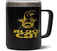 Black Cat Stainless Steel Thermal Mug Doré