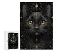 Black Cat Mystic Poster Puzzle 1000 Pièces Educa Jouet en Bois Cadeau Unique Décoration Intérieure Jeu Éducatif Challenge Toy Adultes Et Enfants À Partir De 14 Ans 300 PCS
