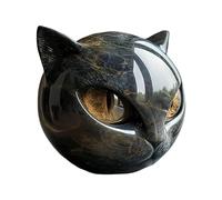 Black Cat Ornaments, Tiny Cat Figurines, Animal Modern Decorative Sculpture | Resin Tiny Cate Figurines Home Decorations | Animal Sculpture Home Decor for Living Room, Bedroom, Cabinet & Shelf