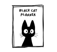Black Cat Planner 2026-2027: Cute Monthly & Weekly Organizer with Adorable Black Cat Illustrations on Every Page | Monthly Calendars, Habit Tracker, ... Goal Setting & To-Do Lists for Cat Lovers