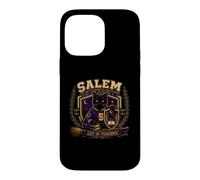 Black Cat Raven Crest Dark Academia Magic de l'Université de Salem Coque pour iPhone 14 Pro Max