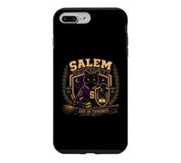 Black Cat Raven Crest Dark Academia Magic de l'Université de Salem Coque pour iPhone 7 Plus/8 Plus