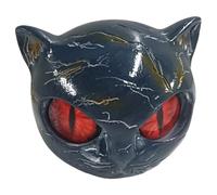 Black Cat Sculpture Résine Décoration de table Élégant Chat Art Cadeau pour les amoureux des chats Femmes Hommes