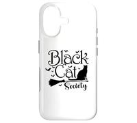 Black Cat Society, Halloween, personnalisé, États-Unis Coque pour iPhone 17