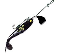 BLACK CAT SOFT LURE RIG - 19CM - 80G - NOIR ŒIL JAUNE