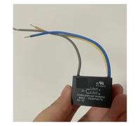 Black CBB61 1.5uF+2.5uF 3 Wires 250V 50/60Hz Capacitor For Ceiling Fan AUOQKQUT(10pcs)