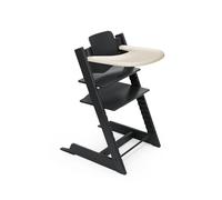 black Chaise haute Tripp Trapp® avec plateau Stokke®