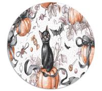 Black Chats. Bats. Candy, Citrouilles | pour Adultes |Thème des fêtess| 1000pcs (67.5x67.5cm) Puzzles Jeux ÉduChatifs Puzzles De Décoration Intérieure