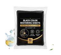 Black Clothing Blackening Sheets - 10 Pieces Laundry Color Restorer Sheet