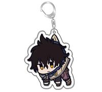 Black Clover Keychain Anime Acrylic Keychain Pendant Book Bag Charms Asta, Yuno and Other Characters Keychain...