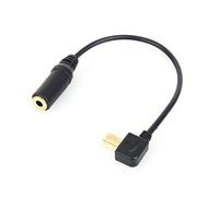 Black Color Mini USB À 3.5 mm Adaptateur Micro Câble De Transfert pour Gopro Hero 3 3 Plus 4 -Câble adaptateur