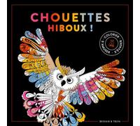 Black coloriage Chouettes hiboux