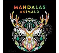 Black Coloriage – Mandalas animaux – Hachette Pratique