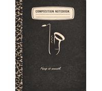 Black Composition Notebook for musicians: 12-Stave Staff Paper, 100 Pages, 8.5x11 Inch Music Manuscript Notebook for Songwriting & Composition