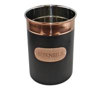 Black & Copper Utensil Pot