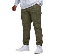 Black cotton stretch jeans trousers plus size man over. Big and tall. Big size