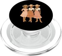 Black Cowgirl Melanin, Coquette Afro-américaine, rodéo Occidental PopSockets PopGrip pour MagSafe