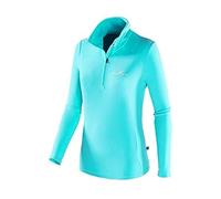 Black Crevice BCR218532 Pull de ski en polaire col roulé-femme-Bleu (bleu/blanc)-36 EU