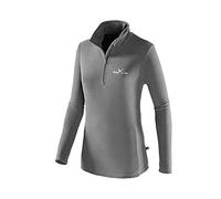 Black Crevice BCR218532 Pull de ski en polaire col roulé-femme-Gris (Gris/Argent)-46 EU