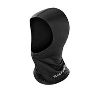 Black Crevice Bonnet de tempête I Masque de tempête Homme & Femme I Masque de Ski Chaud 100% Polyester I Masque de tempête Noir Hiver I 3 Tailles S,M,L I Protection Contre Le Froid Visage (S, Noir)