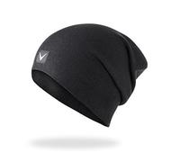 Black Crevice Bonnet Unisexe Design Sportif I Bonnet tricoté élégant Taille Unique (Taille Unique, Noir)