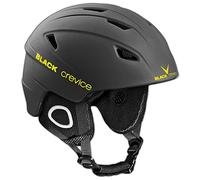 BLACK CREVICE Casque de Ski Kitzbühel I Casque de Ski au Design Sportif en différentes Couleurs I Casque de Ski Hommes & Femmes I Casque en Polycarbonate I Casque de (L, Noir/Jaune)