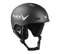Black Crevice Casque de Ski pour Enfants Stubai, Mat, 52-54 cm Jeunesse Unisexe, Carbone/Noir/Blanc