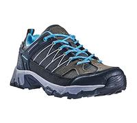 Black Crevice Chaussures de Trekking imperméables Basses pour Femme Gris/Bleu 36
