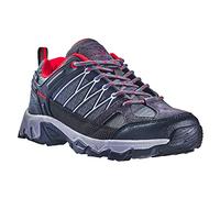 Black Crevice Chaussures de Trekking imperméables Basses pour Femme Noir/Rouge 36