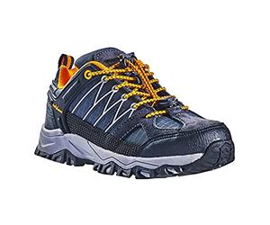 Black Crevice Chaussures de Trekking pour Enfants I Low Cut Chaussures de randonnée imperméables I Chaussures de Sport d'extérieur de qualité supérieure I Chaussures de randonnée rembourrées pour