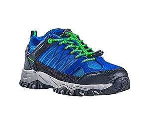 Black Crevice Chaussures de Trekking pour Enfants I Low Cut Chaussures de randonnée imperméables I Chaussures de Sport d'extérieur de qualité supérieure I Chaussures de randonnée rembourrées pour