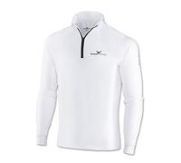 Black Crevice Col roulé de Ski à Zip pour Homme BCR11203, Mixte, Skirolli, Blanc/Noir, L