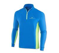 Black Crevice Col roulé de Ski à Zip pour Homme BCR11203, Mixte, Skirolli, Bleu/Vert, XXL