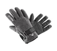 Black Crevice Gants en Polaire Adulte I Gants de Ski Respirants Homme & Femme I Gants d'hiver en Polaire 100% Polyester I Gants de Neige avec Fermeture Velcro réglable