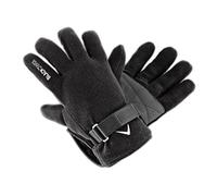 Black Crevice Gants en Polaire Adulte I Gants de Ski Respirants Homme & Femme I Gants d'hiver en Polaire 100% Polyester I Gants de Neige avec Fermeture Velcro réglable
