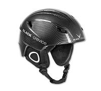Black Crevice Kitzbühel Casque de Ski Unisexe pour Adulte L Carbone