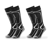 Black Crevice Mixte Skisocken Chaussettes de ski, noir/blanc, 39-42 EU