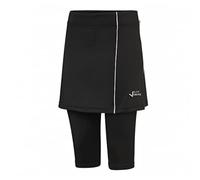 Black Crevice Pantalon de Fitness avec Jupe pour Femme I Leggins de Sport avec Jupe 92% PES & 8% Spandex I Leggings avec Jupe de Tennis pour Le Sport, la randonnée et Bien Plus Encore