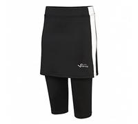 Black Crevice Pantalon de Fitness avec Jupe pour Femme I Leggins de Sport avec Jupe 92% PES & 8% Spandex I Leggings avec Jupe de Tennis pour Le Sport, la randonnée et Bien Plus Encore