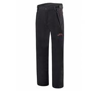 Black Crevice Pantalon Softshell pour Homme randonnée, Noir/Rouge, 5XL
