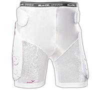 Black Crevice Protektorshort Protection, Blanc-Blanc, L Femme