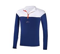Black Crevice Pull de Ski à col roulé pour Homme avec Fermeture éclair I T-Shirt Fonctionnel à Manches Longues pour Homme Tailles I Flexible et Respirant Manches Longues pour Homme