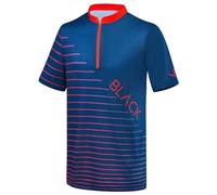 Black Crevice Shirt de VTT pour Homme Chemise de randonnée, Bleu Marine/Rouge, XL
