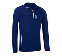 Black Crevice Store de Ski en mérinos pour Homme, Bleu Marine, L