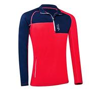 Black Crevice Store de Ski en mérinos pour Homme, Bleu Marine/Rouge, s