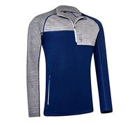 Black Crevice Store de Ski en mérinos pour Homme, Gris/Bleu Marine, XXL
