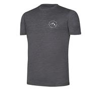 Black Crevice T-Shirt en Laine mérinos, Anthracite, L