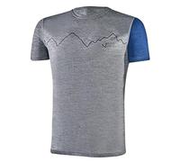 Black Crevice T-Shirt en Laine Mérinos pour Homme - Qualité Supérieure - 70% Laine Mérinos, 30% Polyester - Régulant la Température